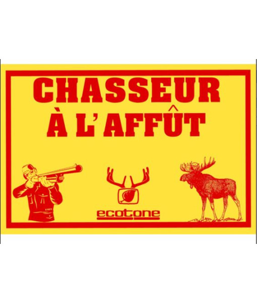Affiche Chasseur Ecotone
