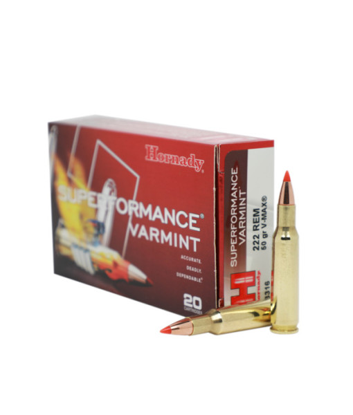 222 Superformance V-max Hornady 50g