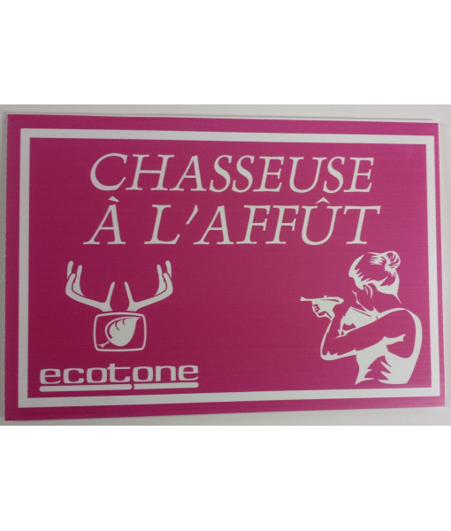Affiche Chasseuse Rose