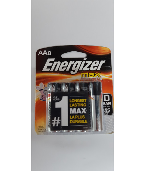 Batteries AA (8) Energizer