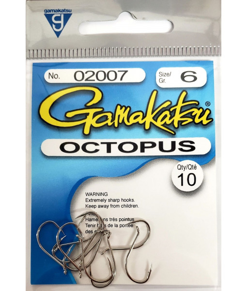 Hameçons Gamakatsu Octopus #6