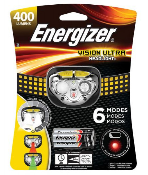 Lumière Frontale Energizer Vision Ultra 400 Lumens