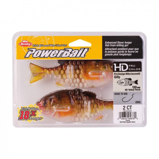 Berkley PowerBait Gilly 130mm / HD Pumpkinseed