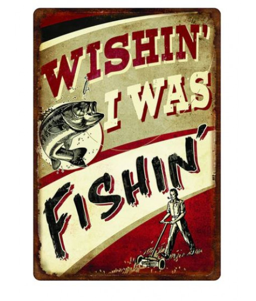 Affiche Wishin I Was Fishing