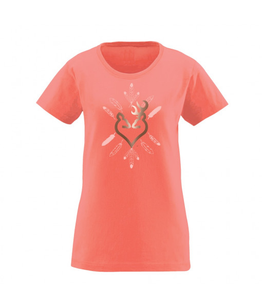T-shirt Feather Rose Gold Foil