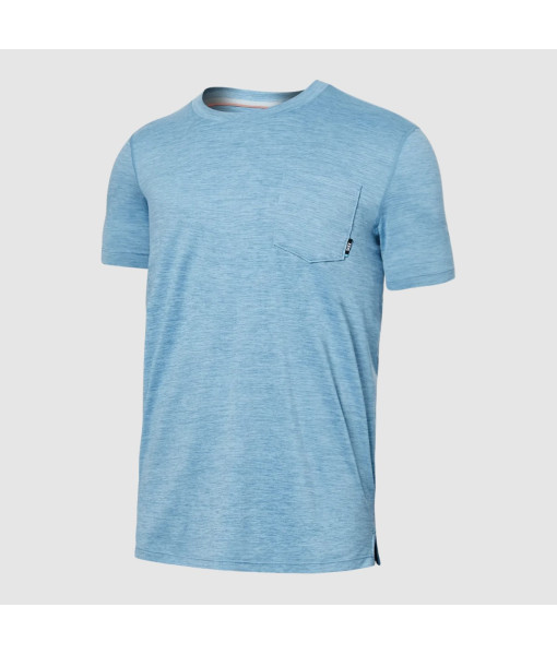 T-shirt - Droptemp - Washed Blue Heather