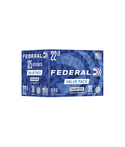 Balles Federal 22lr 36g Hp (325)