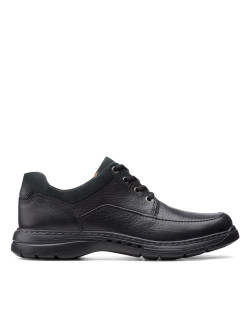 Souliers - Un Brawleylace Cuir Noir - Homme