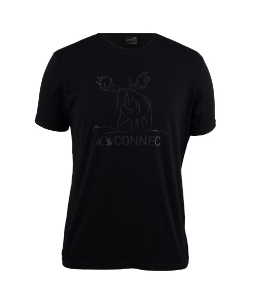 T-shirt Trail Black Moose