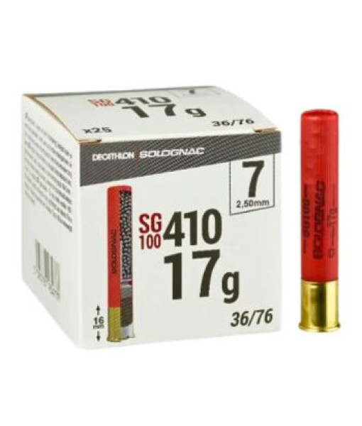 Balles 410ga 3'' No7 Solognac