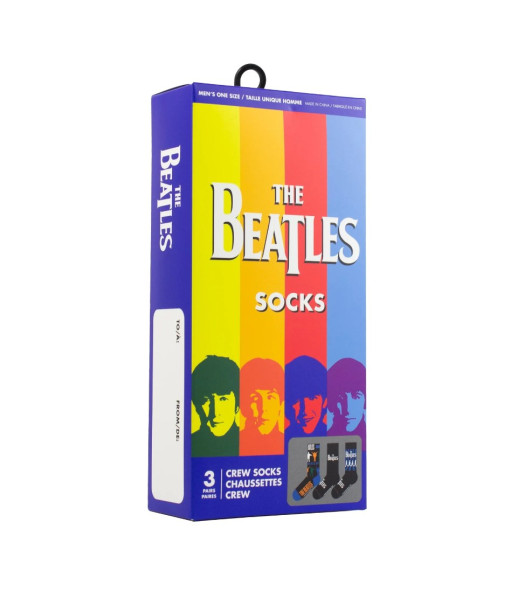 Bas - Beatles - coffret cadeau 3 paires