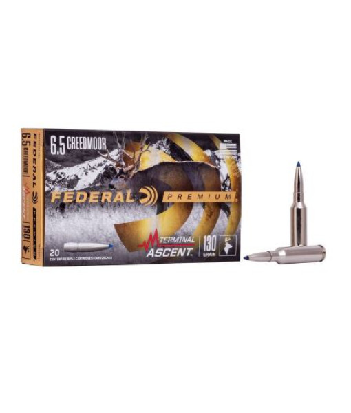 Balles 6.5 Creedmore 130gr Terminal Ascent