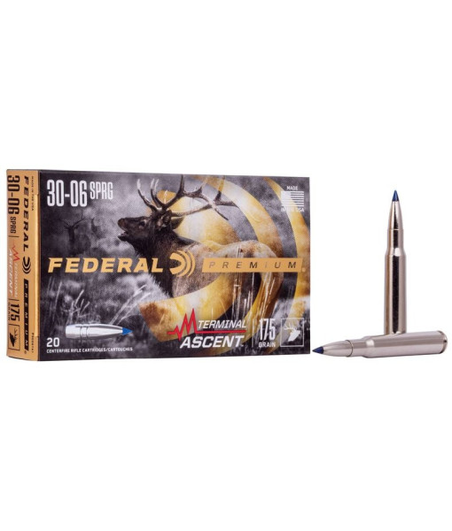 Balles 30-06 Fed Premium 175gr Terminal Ascent