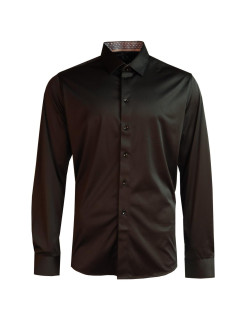 Chemise Noir - Fit semi-ajusté extensible 4way