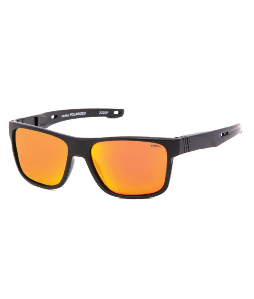 lunettes - Nautilus - Matte Black / Red Revo