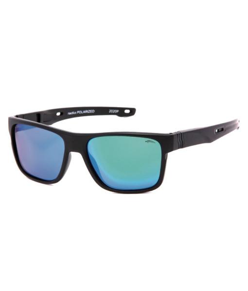 Lunettes - Nautilus - Matte Black / Green Revo