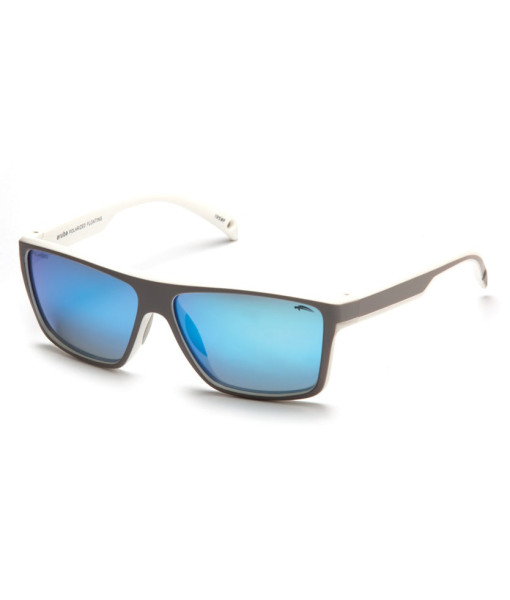 Lunettes - Aruba - Matte Grey-white / Blue Revo