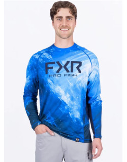 T-shirt Fxr Derby Swell Bleu