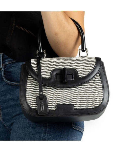 Sac à Main Blanc Et Noir