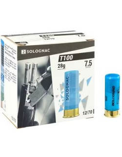 Balles Solognac T100 20ga 2''3/4 1oz No7.5
