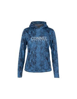 Hoodie Femme Connec De Peche Bleu