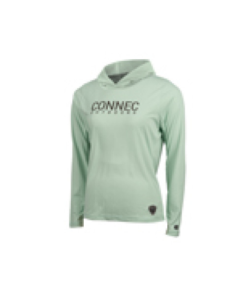 Hoodie Femme Vert Connec