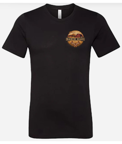 T-shirt Red Barn Noir