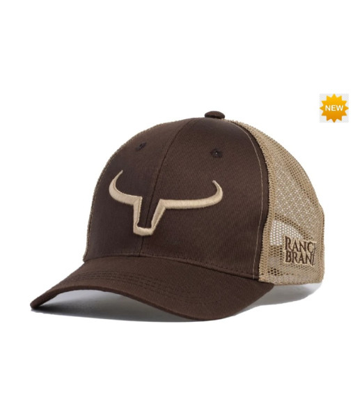 Casquette Ponytail Brun