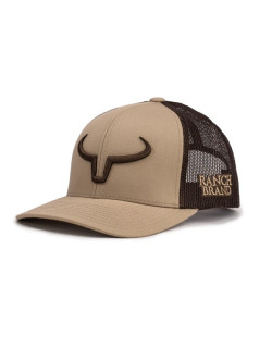 Casquette Rancher Beige / Mesh Brun