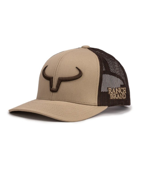 Casquette Rancher Beige / Mesh Brun