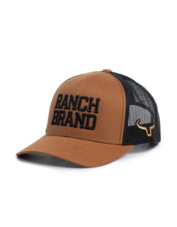 Casquette Bigranch Caramel/mesh Noir