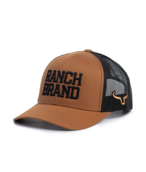 Casquette Bigranch Caramel/mesh Noir