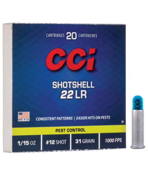 Balles 22LR CCI Shotshell no12