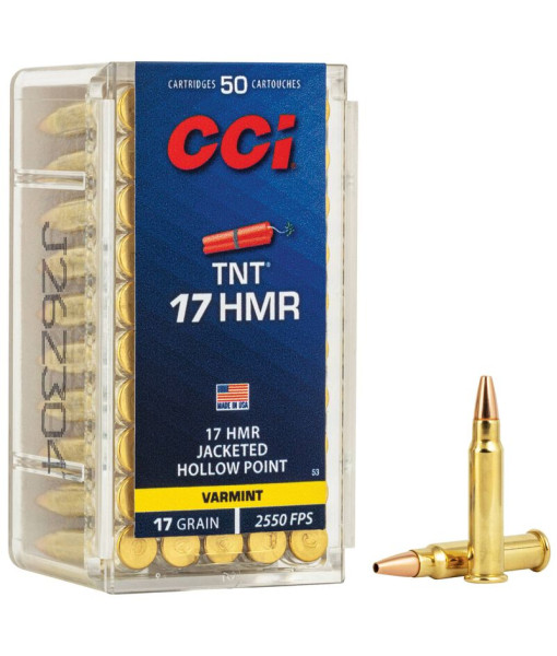 Balles 17 Hmr CCI JHP 17g  TNT