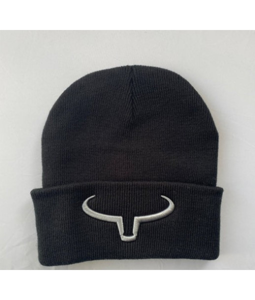Tuque Beanie Noir - Logo Silver
