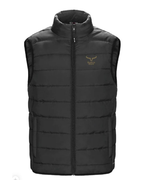 Veste Sans Manche Noir -coyote Brun