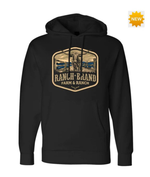 Hoodie Steer 6 - Noir