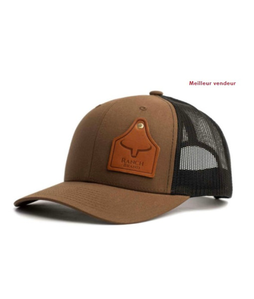 Casquette Cowtag Brun Coyote Brun/ Noir