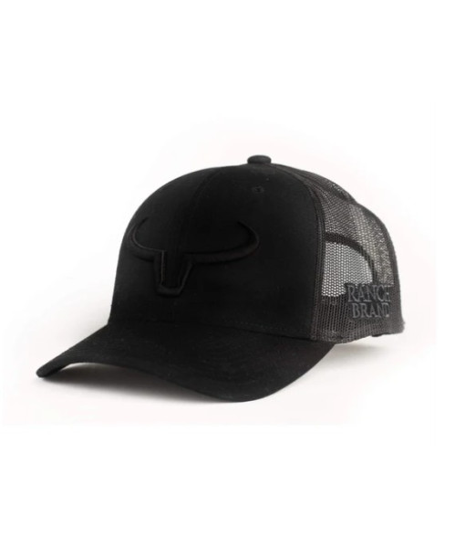 Casquette Ranchbrand Rancher Noir Mesh Noir