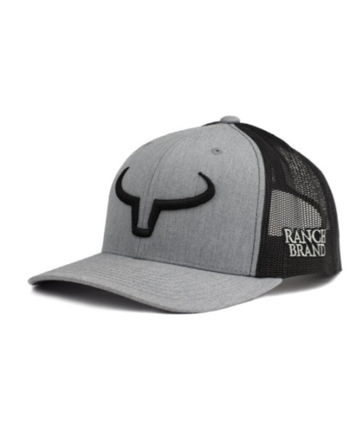 Casquette Rancher Gris Mesh Noir