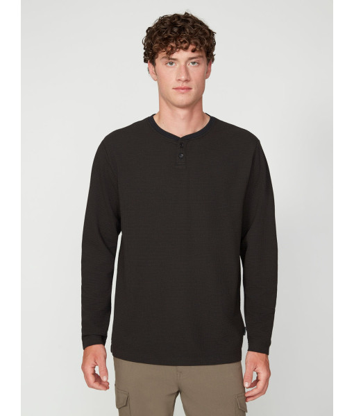 Chandail Henley - Noir