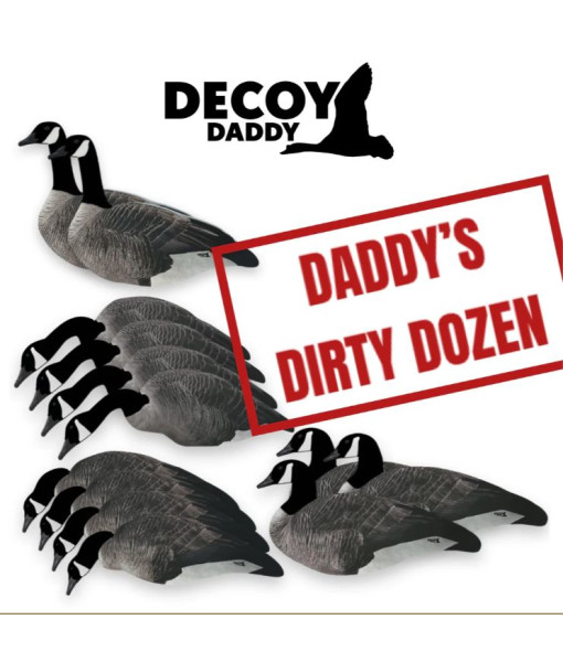 Dirty Dozen Goose Tete Flocked