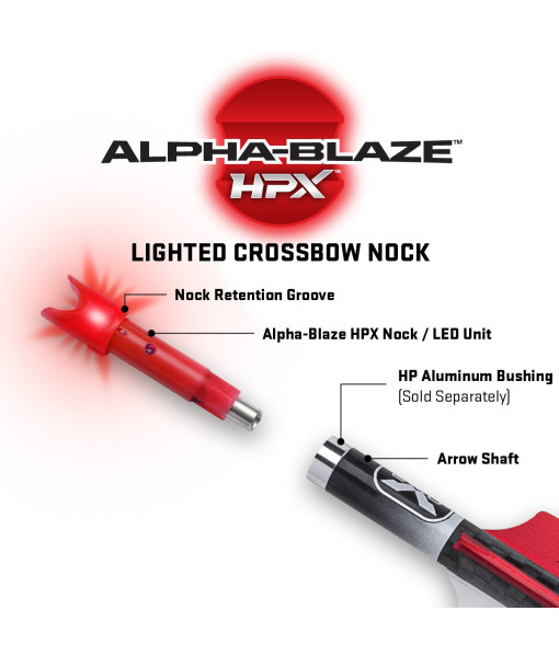 Alpha Blaze Hpx Nock Lumineux Tenpoint