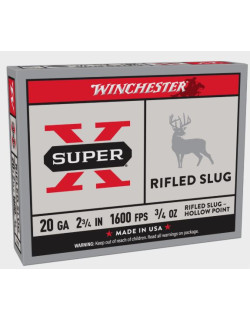 Balles 20ga Slug 2''3/4