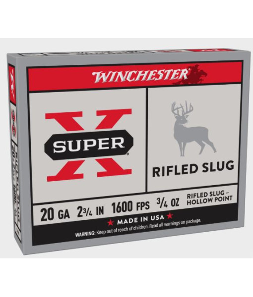 Balles 20ga Slug 2''3/4