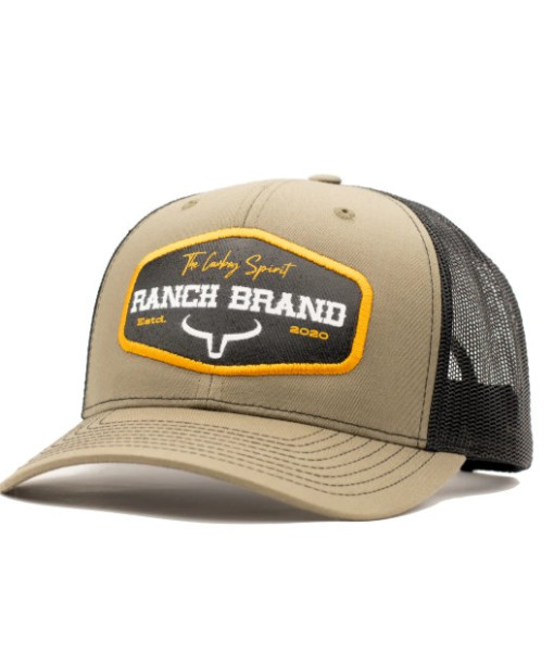 Casquette Patch Vert Mousse Mesh Noir