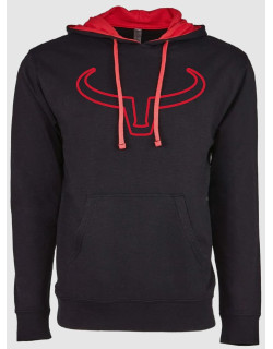 Hoodie Outline Rouge/noir