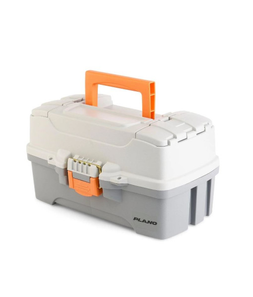 Coffre A Peche 2 Plateaux Gris