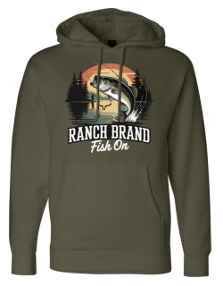 Hoodie Fish On 2 Army