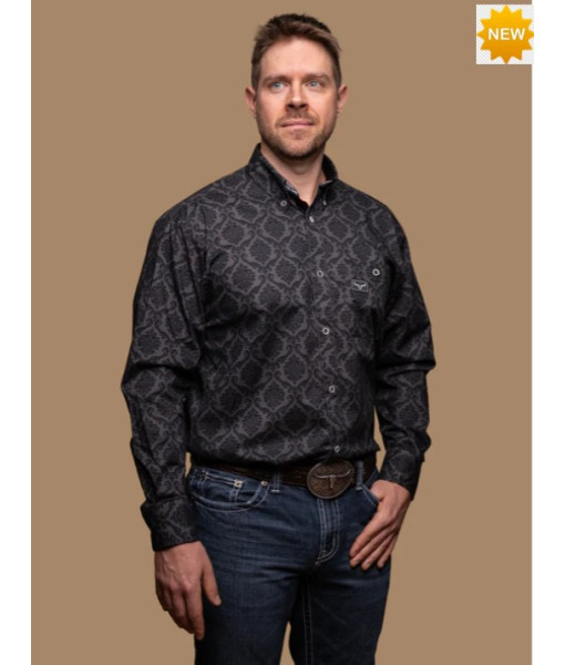 Chemise Damascus Noir